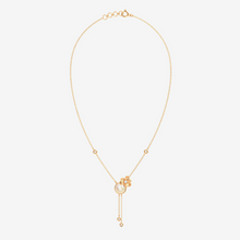 Gold Dangling Pendant With Chain