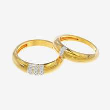 Diamond Gold & Bloom Zirconia