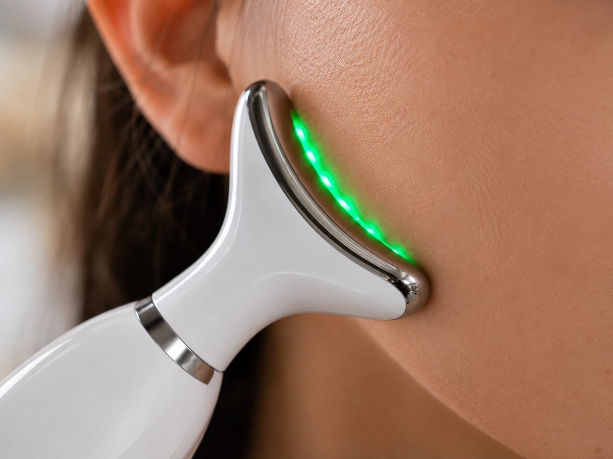 Professional EMS Neck & Face Lifting Massager | The 5-Minute Face Lift Ritual | Jawline Sculptor