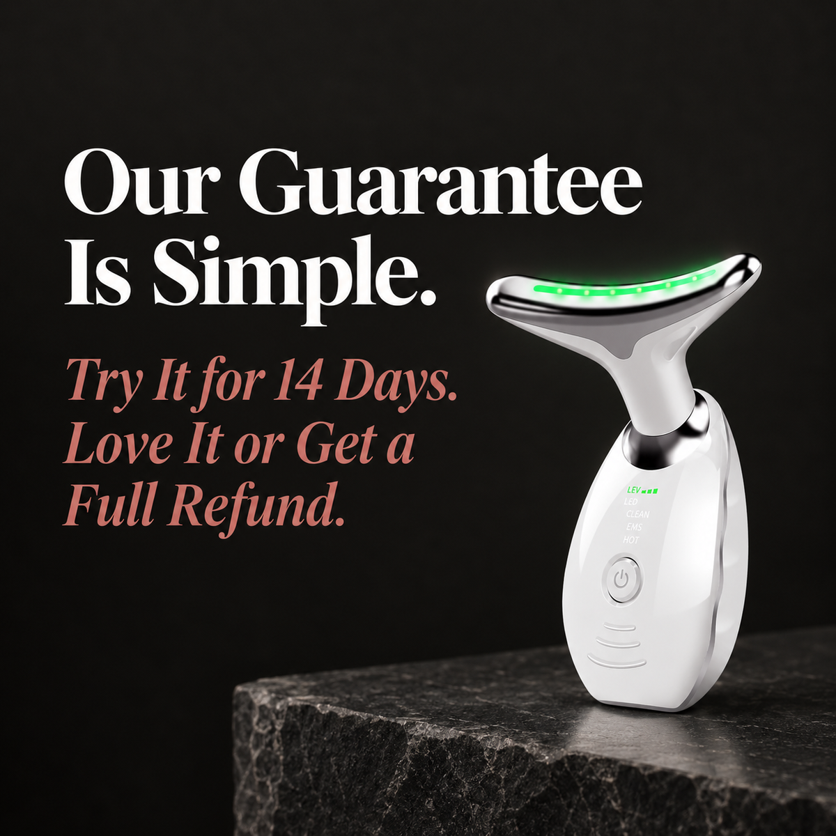 Professional EMS Neck & Face Lifting Massager | The 5-Minute Face Lift Ritual | Jawline Sculptor
