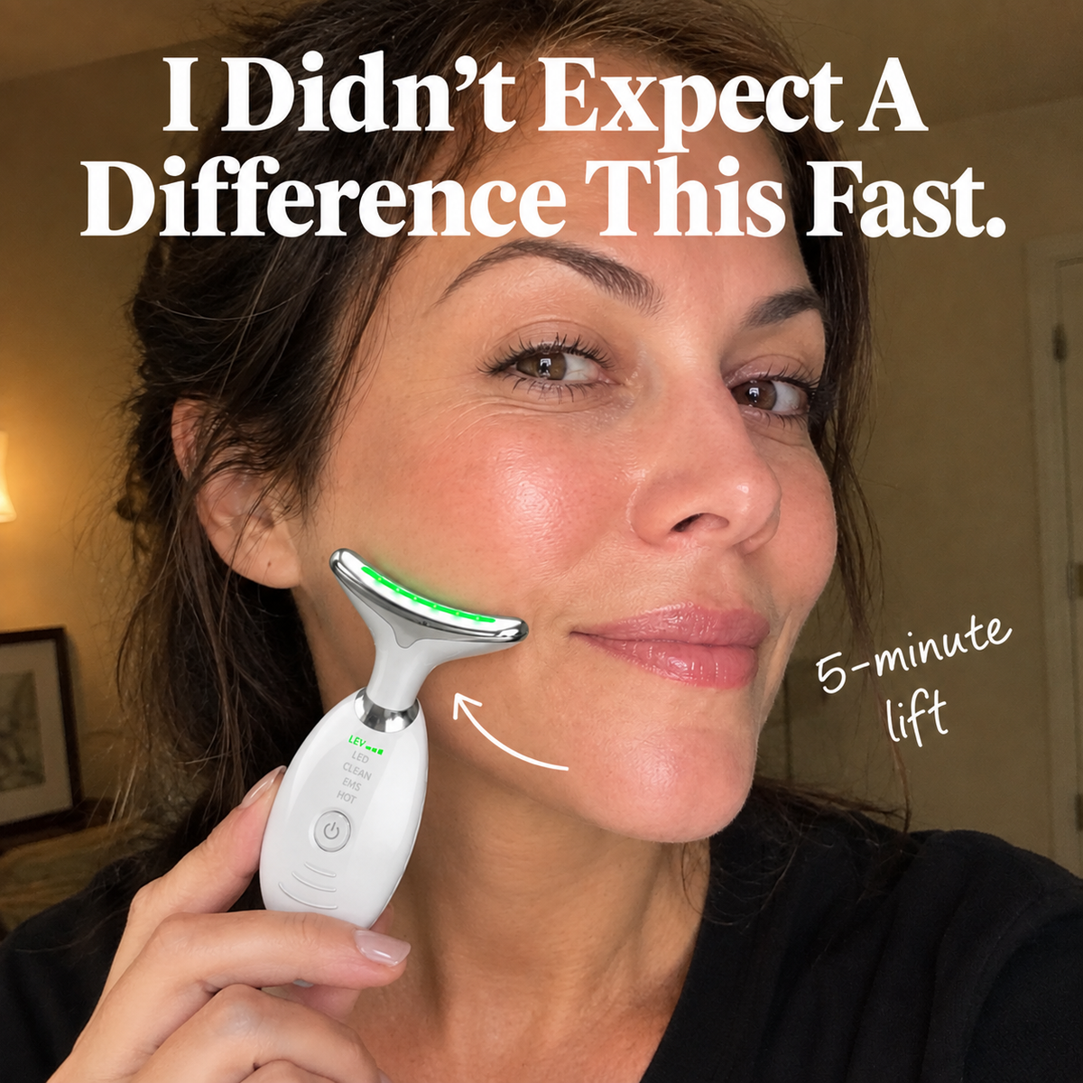 Professional EMS Neck & Face Lifting Massager | The 5-Minute Face Lift Ritual | Jawline Sculptor